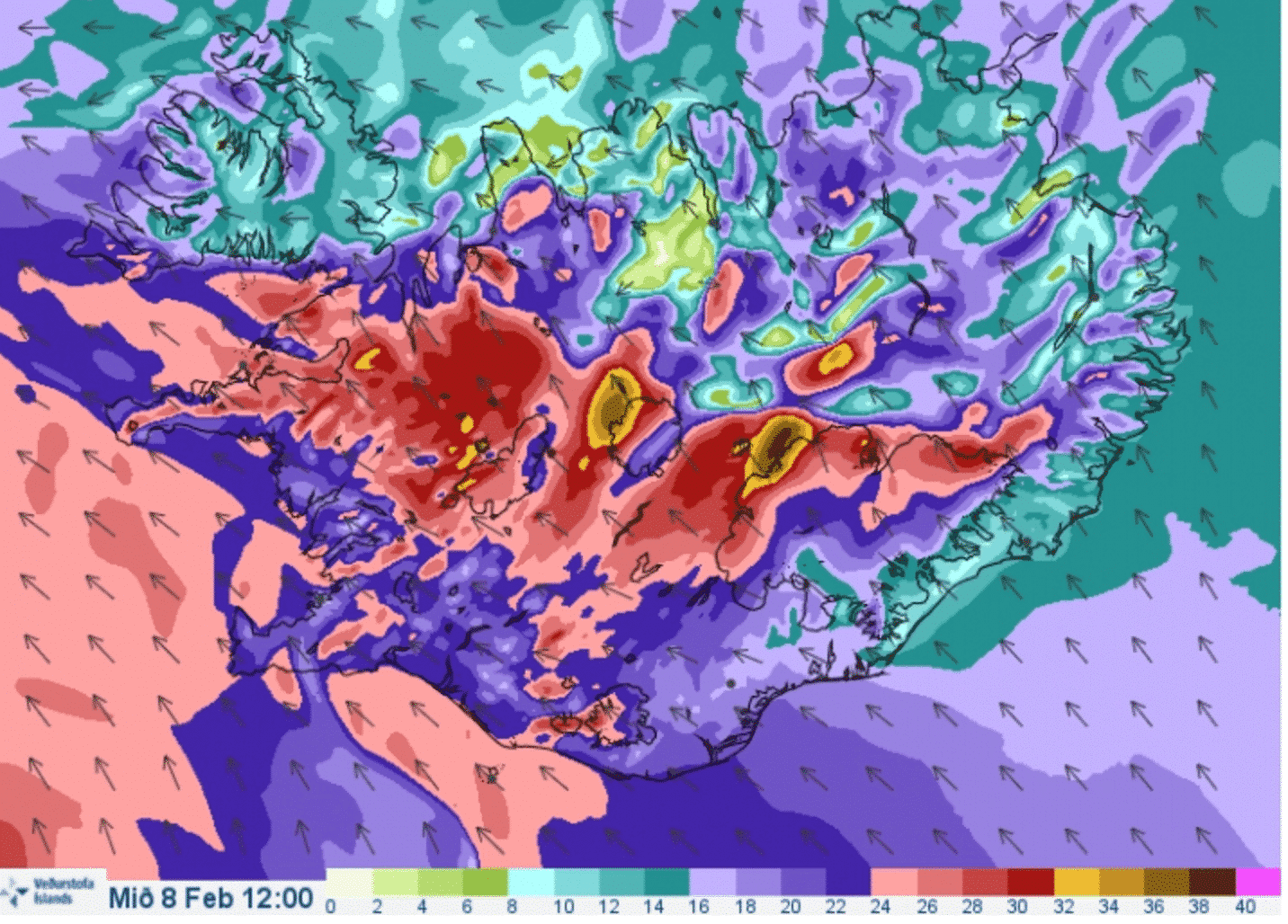 Orkan Warnung / Hurricane warning Iceland