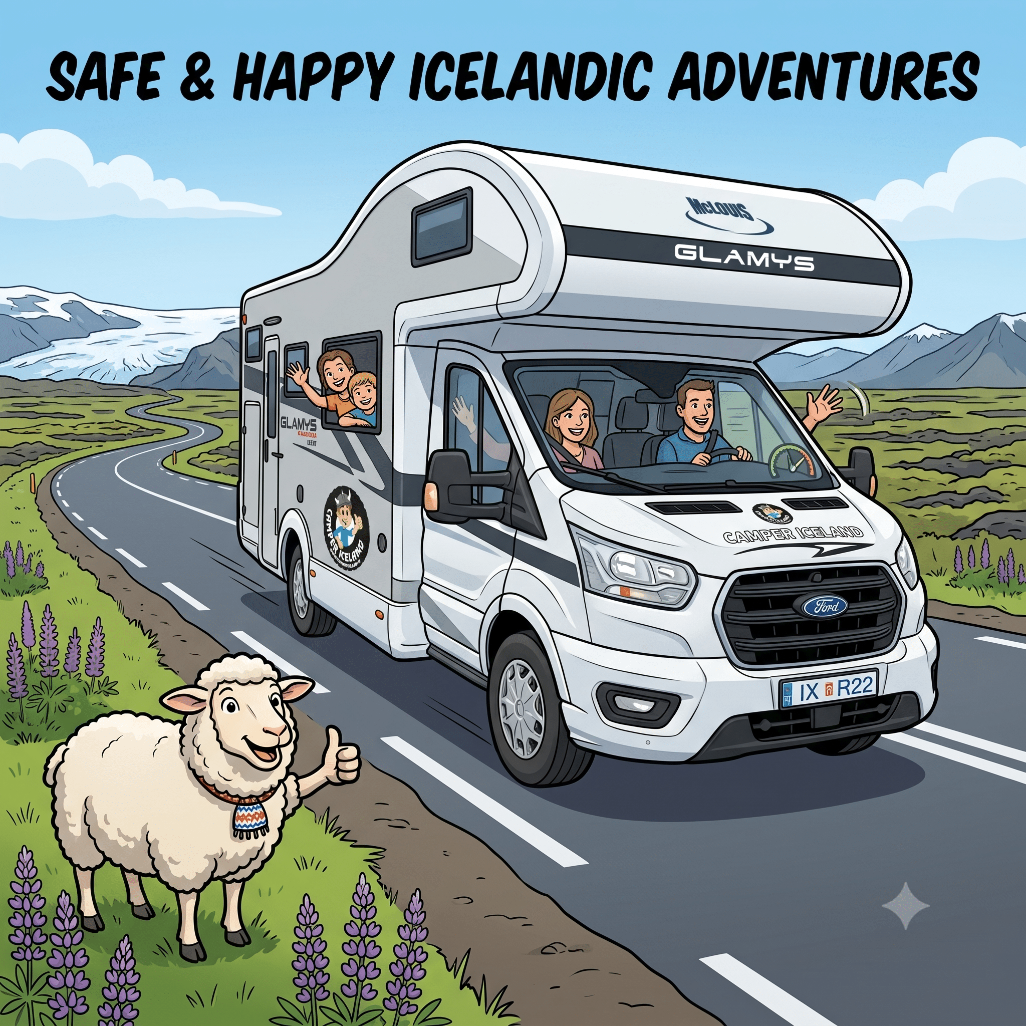 Camper Iceland - THE BRAND 1 Iceland Camper Storm Warning