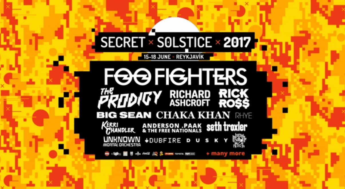 Camper & Motorhome Rental Iceland | The Adventure Menu 21 Secret Solstice Festival Reykjavik (15 – 18 June), stage set