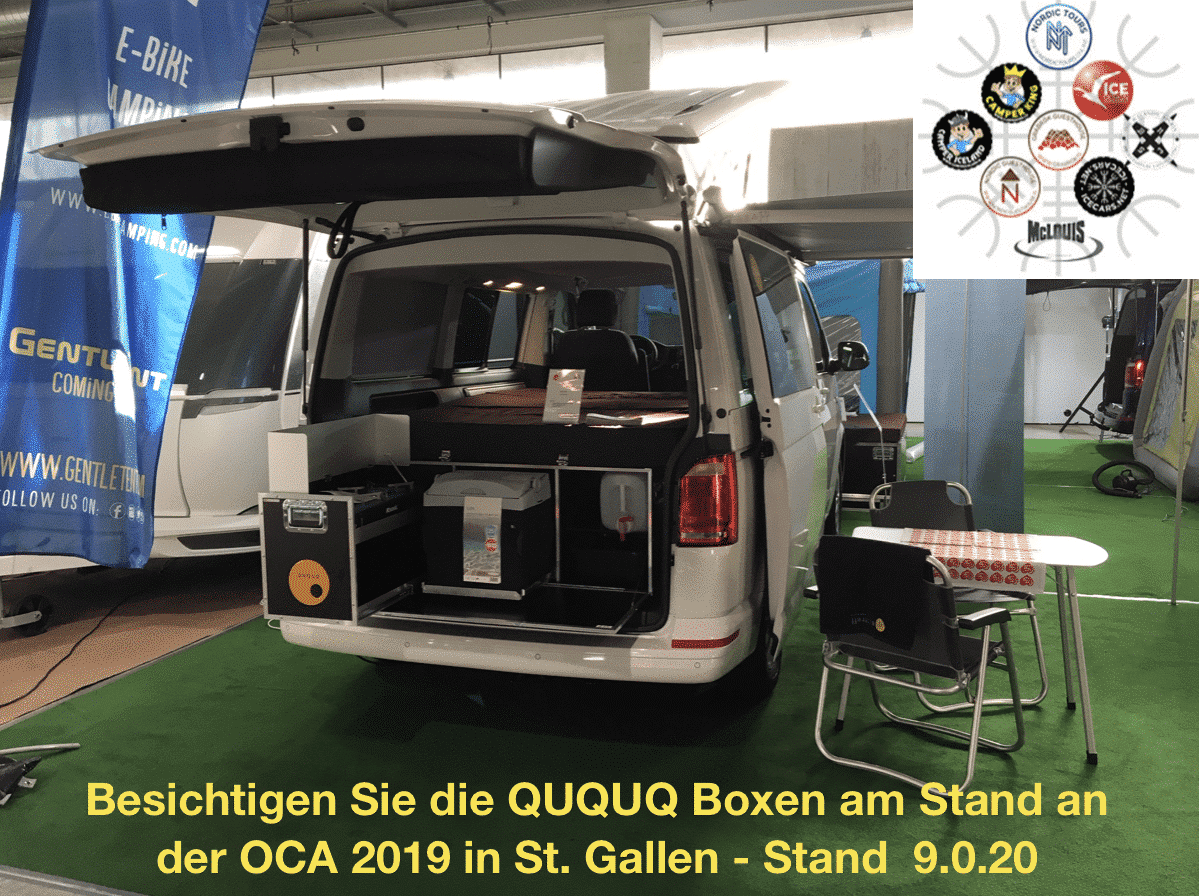 Die QUQUQ Boxen können an der Ferienmesse 2019 in St. Gallen besichtigt werden – reinschauen lohnt sich!!