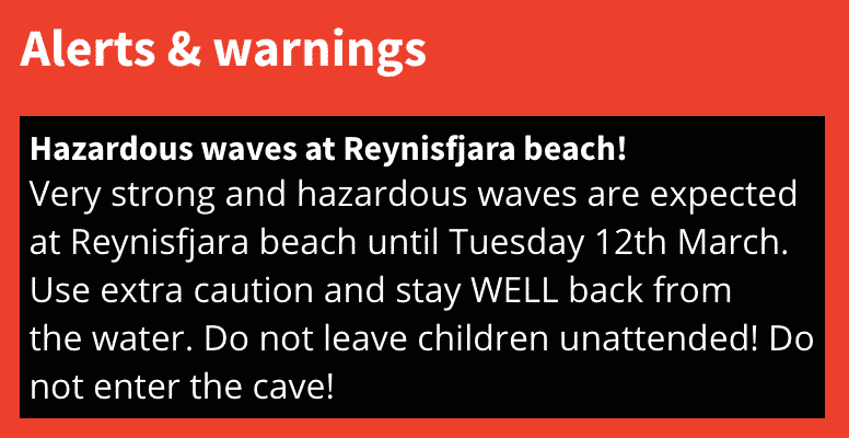 Weather warning / Wetterwarnung