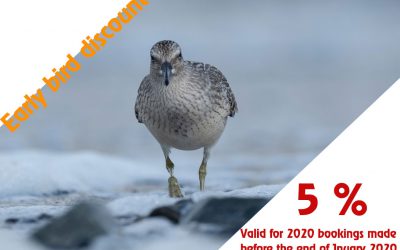 5% early bird discount valid in January 2020