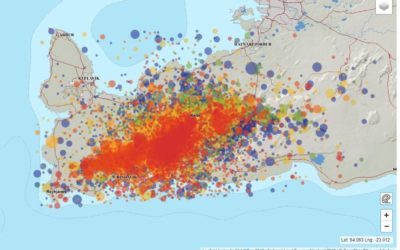 34000 earthquakes so far