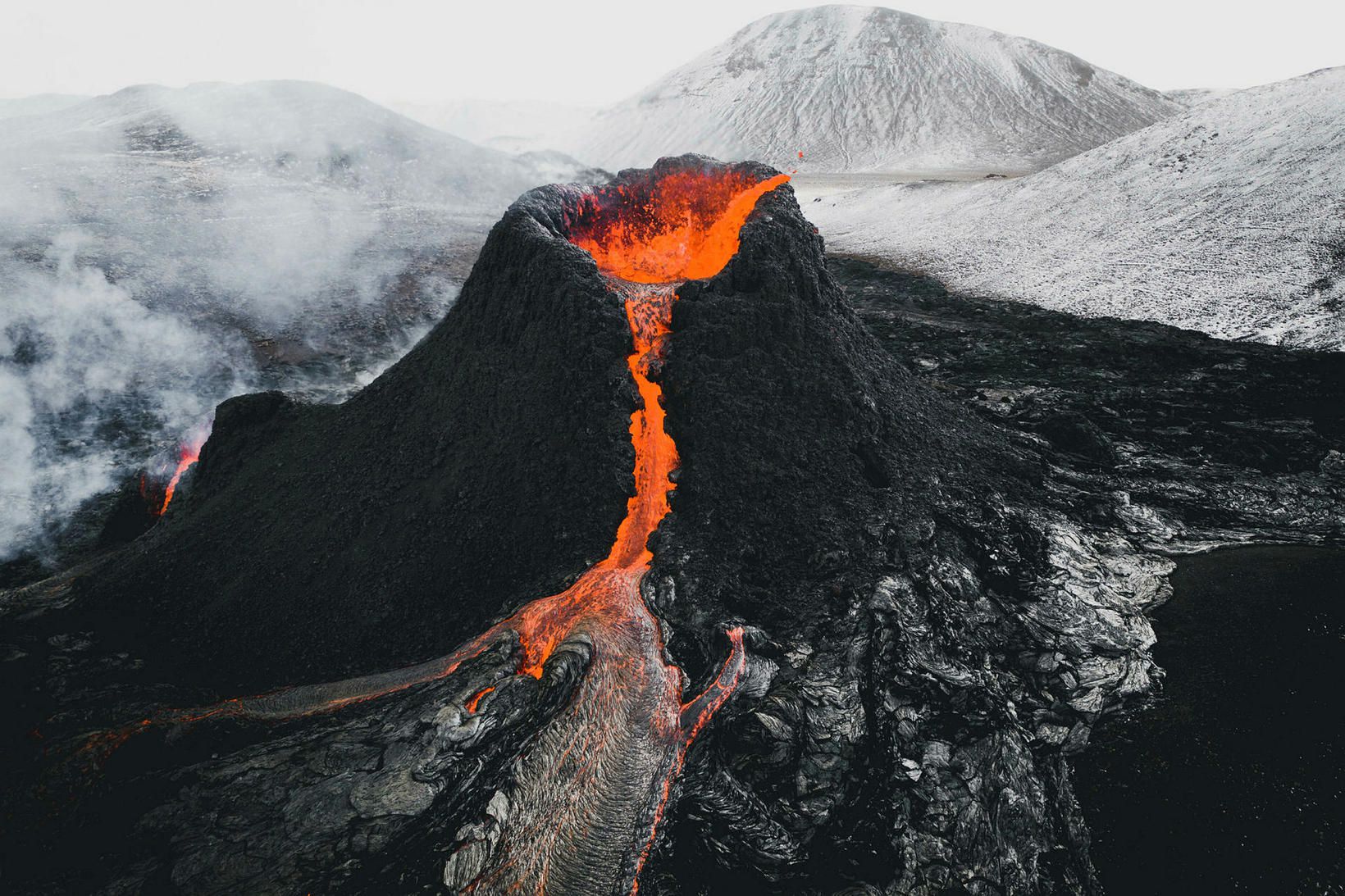 Volcano – Fagrahraun in Iceland