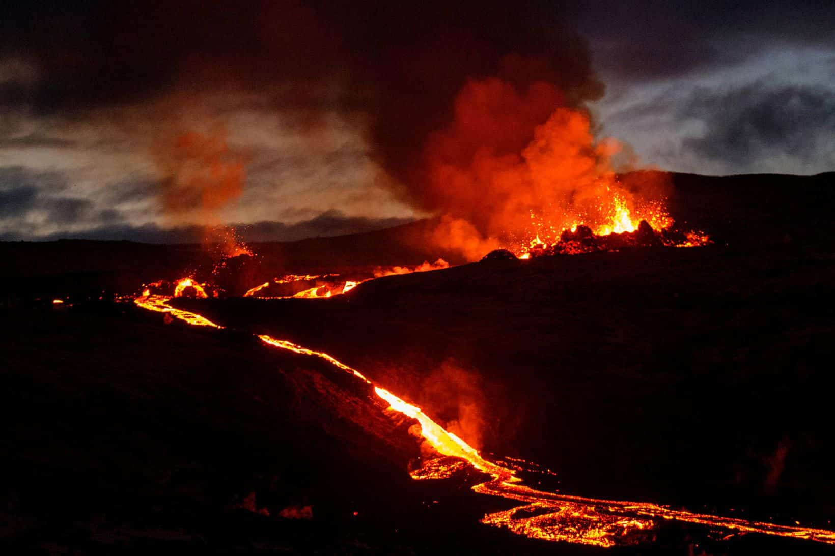 Third Volcano in Iceland