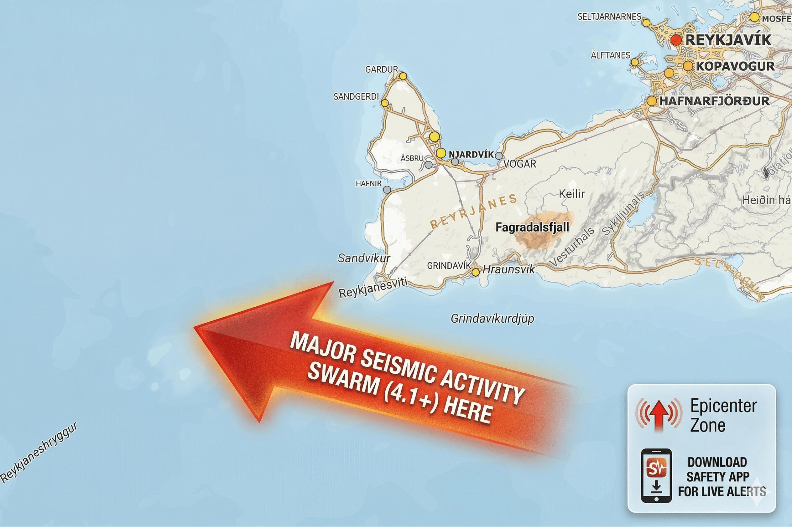 Iceland Travel News & Weekly Dispatches | Camper Iceland 52 Largest Earthquake in 6 Months Hits Reykjanes Ridge