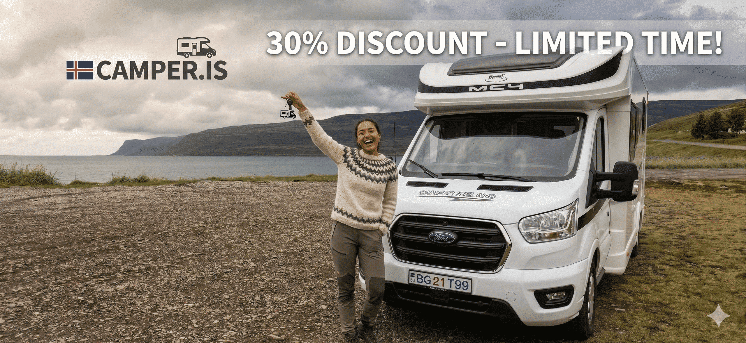 🐣 Oster-Flash-Sale: 30% Rabatt auf Ihr Island-Abenteuer 2026!