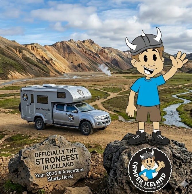 Camper Islandia - LA MARCA 6 Oficialmente el «más fuerte de Islandia»-¡Tu aventura de 2026 comienza aquí!