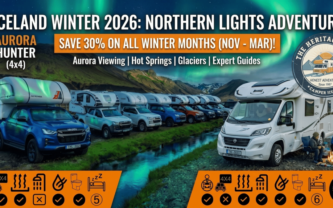 Iceland Camper Rental: Golden Autumn Magic & Winter Expeditions