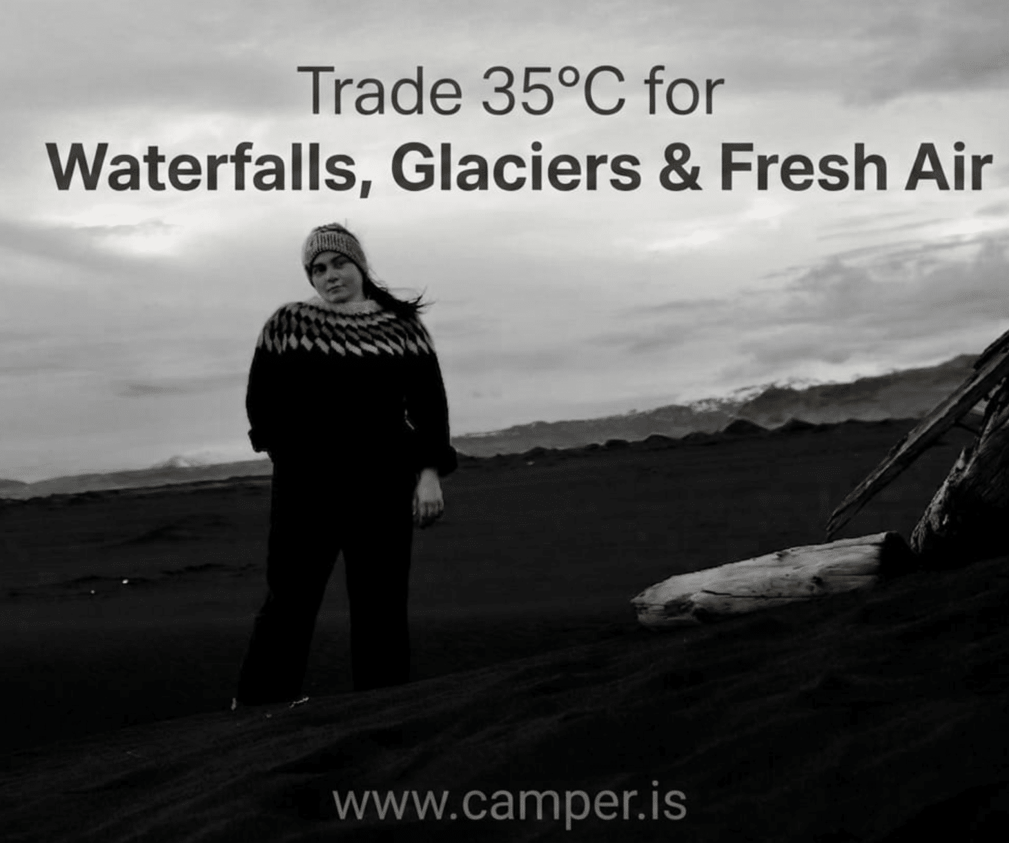 Camper Islanda - IL MARCHIO 13 Trade 35°C for Waterfalls, Glaciers & Fresh Air