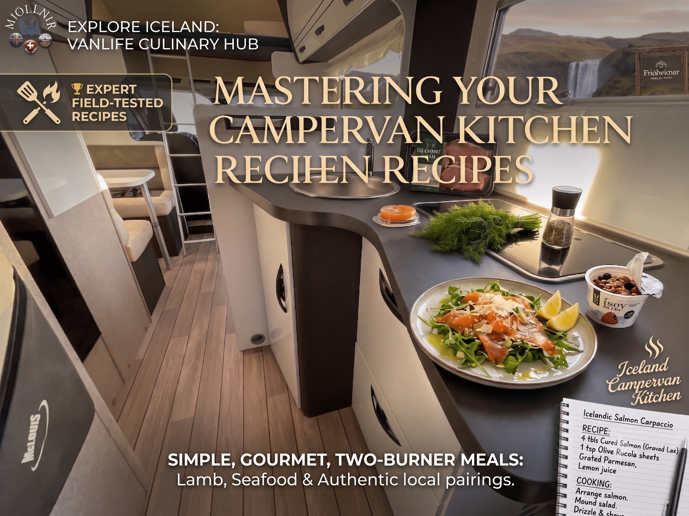 Camper Island – DIE MARKE 3 Rezepte für die Wohnmobilküche – für Ihr Island-Roadtrip-Abenteuer