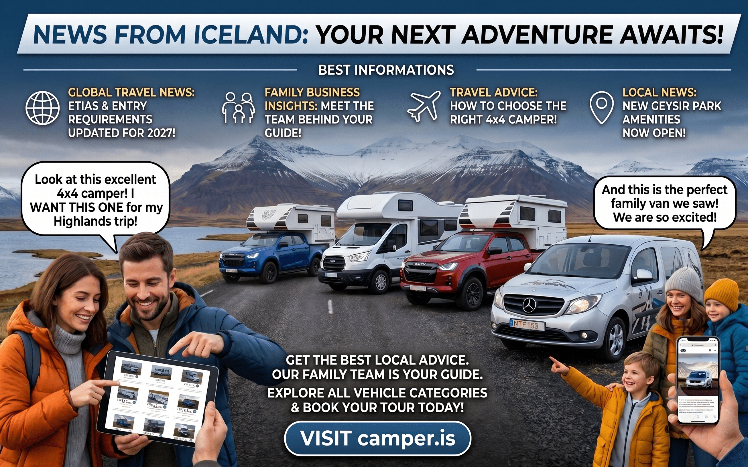 Camper Iceland - THE BRAND 1 Iceland travel updates 2027